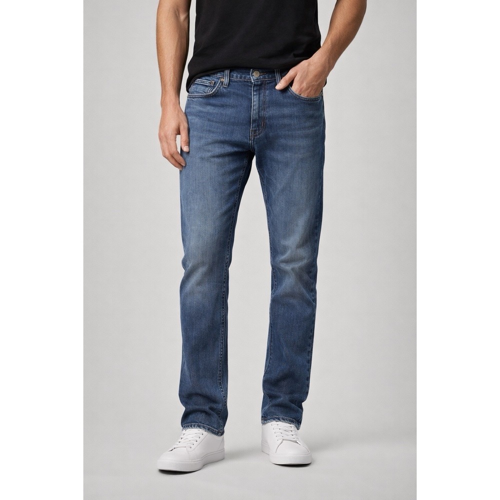 Levi's Men's 514 Straight Leg Jeans W33 L32 Blue Denim Mid Rise Classic Fit